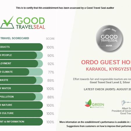 Ordo Hotel Karakol Exteriér fotografie